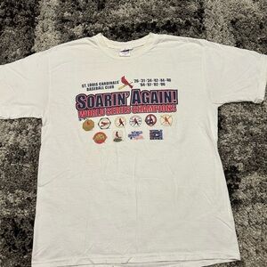 Vintage St. Louis Cardinals Tee Featuring the History of the Team Size L
